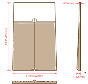 Select Shake Ridge Dimensions