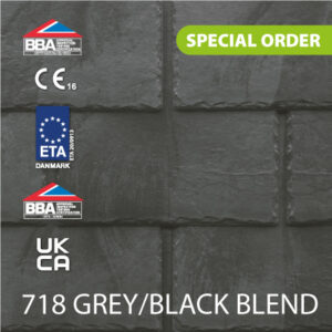 718 Grey/Black Blend
