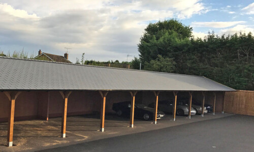 Garage block in Guildford